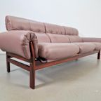 Vintage Coja Bank & Fauteuil Zweden '70 Leer Palissander thumbnail 14