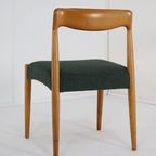 Set Van 4 Deense Stoelen Eetkamerstoelen 'bjerremose' Vintage Reupholstered thumbnail 20