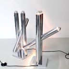 Qa41 – Sigma – Verchroomde Buizen Tafel Lampen Of Vloerlampen thumbnail 3