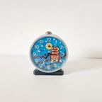 Wehrle Germany Fifties Vintage Wekker Klokje Uil thumbnail 5