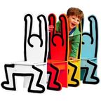 Keith Haring Kinderstoel / Decoratief Object Rood (nieuw!) thumbnail 14