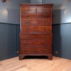 George Iii Chest On Chest Ladekast Uit 1830 thumbnail 4