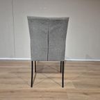 3X Bert Plantagie Eetkamerstoelen - Grijs - Taupe - Design thumbnail 8