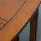 In Goede Staat Verkerende Art Deco Schuitema Design Salontafel Met Uitschuifbare Delen thumbnail 15