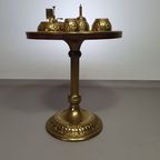 Art Nouveau Brass Smoke Table thumbnail 17