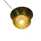 Dijkstra - Fokke Dijkstra - 'Flush Mount' - Space Age Plafonniere - Amber - 70'S thumbnail 8