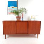 Vintage Deens Teak Houten Dressoir | Wandkast thumbnail 3