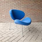 Retro Fauteuil Design Stoel Blauwe Fauteuil thumbnail 4