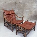 60'S / 70,S Vintage Fauteuil Safari Chair Design Stoel thumbnail 3