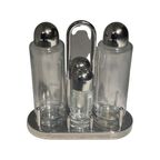 Ettore Sottsass - Alessi - Condiment Holder / Oil And Vinegar - Model 5070 thumbnail 4