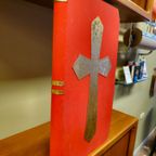 Vintage Sinterklaas Grote Boek Etalage Etalagematriaal Decoratie thumbnail 2