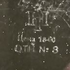 Vintage Metalen Dienblad, Hand Geschilderd. thumbnail 2