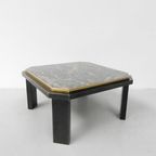 Fedam Salontafel , Hollywood Regency, Marmer In Stalen Frame thumbnail 2