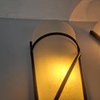 Een Paar Wandlampen Design Metaal Glas thumbnail 6