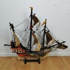 Groot Modelschip Santa Maria Columbus Boot, Zeilschip thumbnail 10