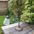 Tafellamp - Bureaulamp - Hengellamp - Koper, Messing, Glas thumbnail 16