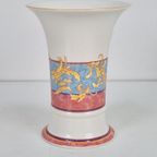 Vintage Villeroy & Boch Vivaldi Vaas Porselein Frankrijk ‘60 thumbnail 5