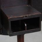 Zeldzame Antieke Engelse Ronde Open Bird Cage Tilt Top Table/ Wijn Tafel thumbnail 6