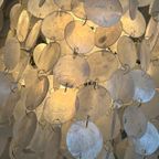 Xl Vintage Capiz Schelpen Lamp Hanglamp Opaline Schelp Vide Lamp thumbnail 10