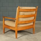 Vintage Fauteuil – Eikenhout – Scandinavië – Jaren 60 thumbnail 12