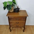 Vintage Queen Ann Ladekastje Ladekast, Commode Dressoir Nachtkastje 13 thumbnail 3