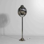 Mid-century Chroom "moon" Stalamp Door Henri Mathieu thumbnail 5