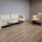 Leolux Trabacalo - Fauteuil - Crème - Leder - Design thumbnail 5