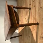 Antieke Petrin Tafel In Eikenhout Circa 1850 thumbnail 19