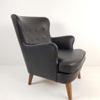 Artifort Fauteuil | Theo Ruth Zwart Skai Leer Damesmodel thumbnail 2