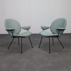 2x Fauteuil W.h. Gispen <<<brand>>>, 1960s (setprijs) thumbnail 3