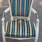 French Armchair Louis Xv Chairs, 20Th Ce thumbnail 10