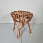 Vintage Franco Albini Rotan Bamboe Krukje Design thumbnail 2