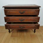 Vintage Queen Ann Ladekastje Ladekast, Commode Dressoir 010 thumbnail 6