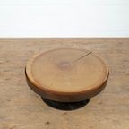 Brutalist Wooden Trunk Coffee Table thumbnail 2