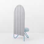 Rare Italian Design High Back Chair / Stoel / Kruk By Bonaldo From 1980’s thumbnail 5