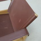 Vintage Fauteuil Safari Easy Chair Set Leer Escriba Brazil (setprijs) thumbnail 7