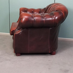 Exclusieve Chesterfield Clubfauteuil Uit 1970 thumbnail 5