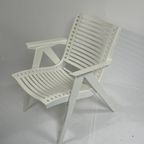 Niko Kralj - Stol Industrija Pohistva - Rex Model 120 - White (Rare Edition, Not A Folding Chair) thumbnail 7