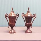 Set Antieke Bronzen Oorvazen thumbnail 5