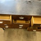 Vintage Diepe Industriële Ladekast / Dressoir / Commode thumbnail 11