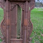 Carved Wooden Newari Window From Nepal thumbnail 14