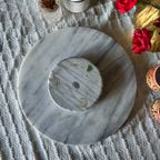 Draaiplatrau Rond Grey Marble Vintage thumbnail 6