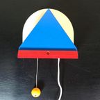 Vintage Ettore Sottsass Stoja Wandlamp, Ikea Memphis Milano thumbnail 2