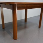 Vintage Eetafel Rechthoek Notenfineer thumbnail 8