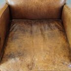 Schapenleren Armchair Met Een Strak Design En Een Uitmuntend Zitcomfort thumbnail 7