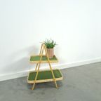 Rotan Dubbele Dienblad Met Groen Blad thumbnail 6