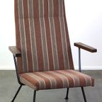 Vintage Jaren 50/60 Design Fauteuil Met Hoge Rug Van Gispen Model 1410 thumbnail 2