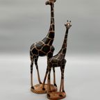 Set Vintage Houten Giraffen thumbnail 8
