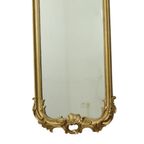 Antieke Franse Vergulde Spiegel Barok Stijl 19de Eeuw 148cm thumbnail 6