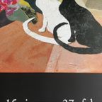 Asta S.M. Nielsen (1881-1972), Two Cats On Table, 1962, Poster Exhibition 2000 thumbnail 9